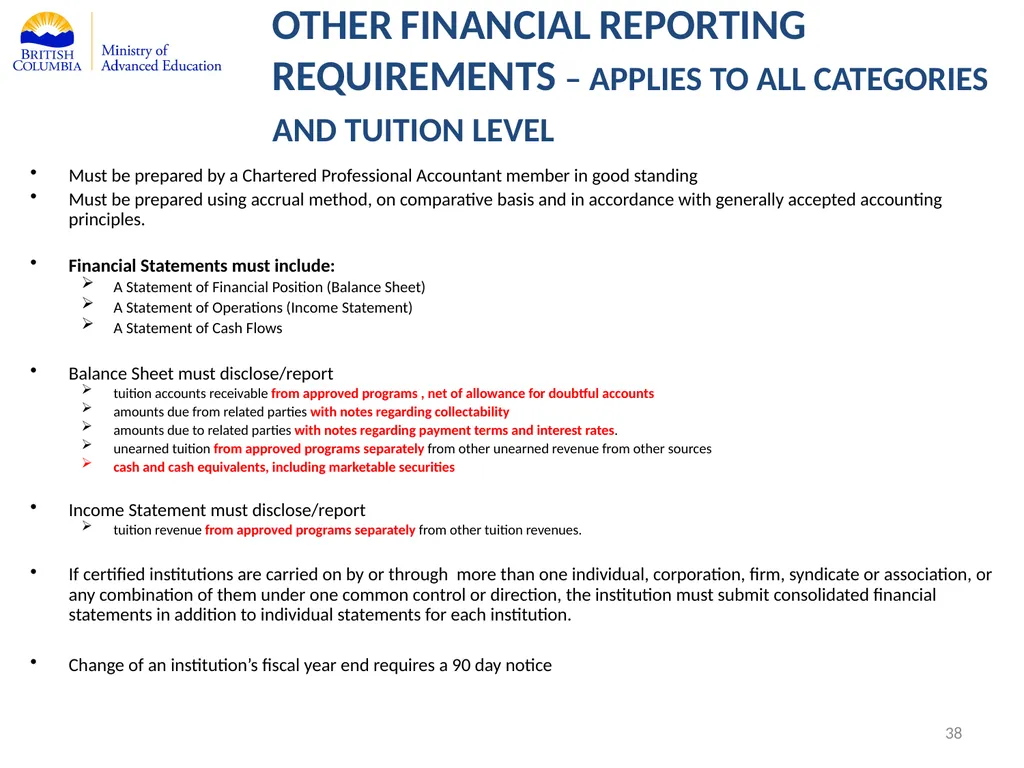Private Training Act Information Webinar July 29, - slide 38 of 51