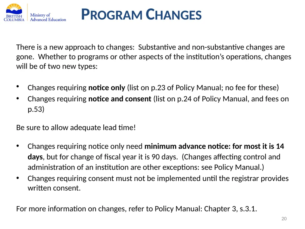 Private Training Act Information Webinar July 29, - slide 20 of 51