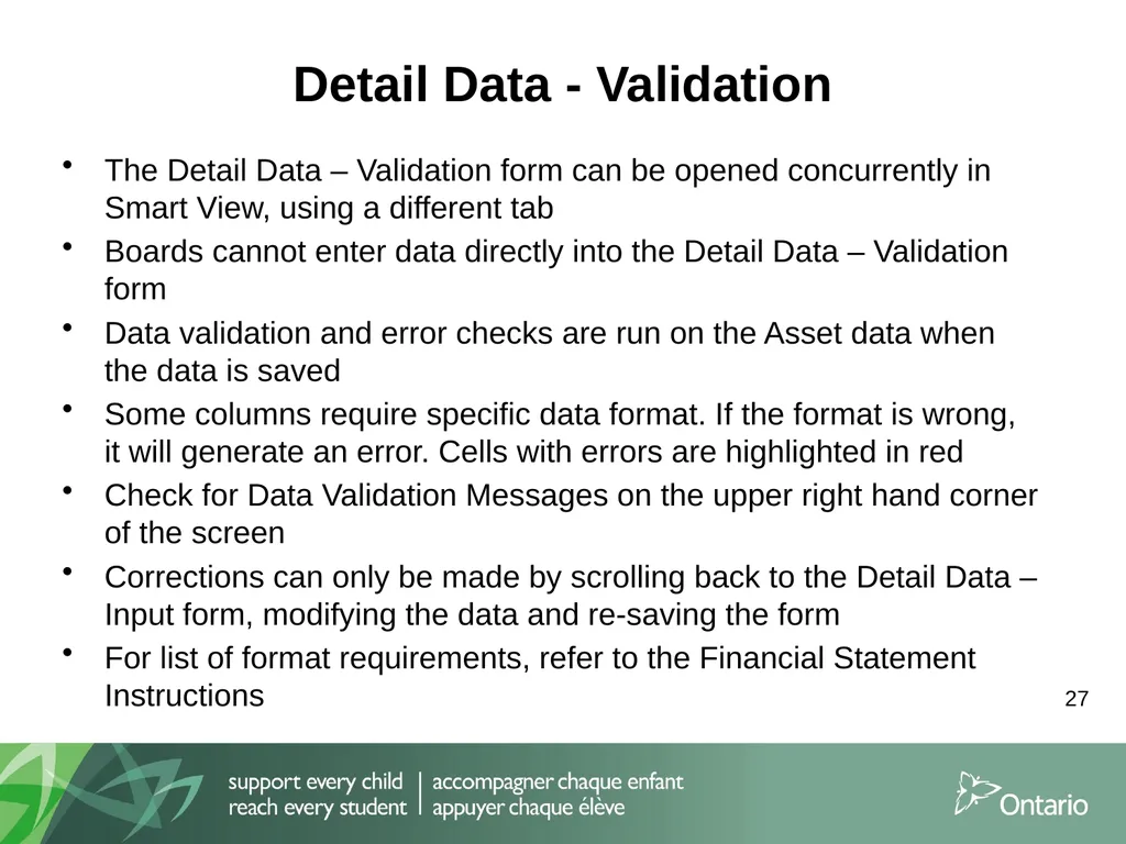 Information Session for School Boards and External - slide 27 of 90