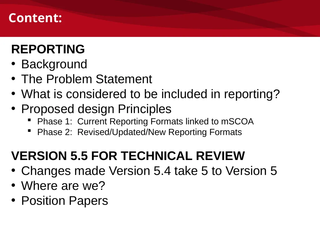 mSCOA and GRAP – Accounting Update: IMFO – July - slide 2 of 49