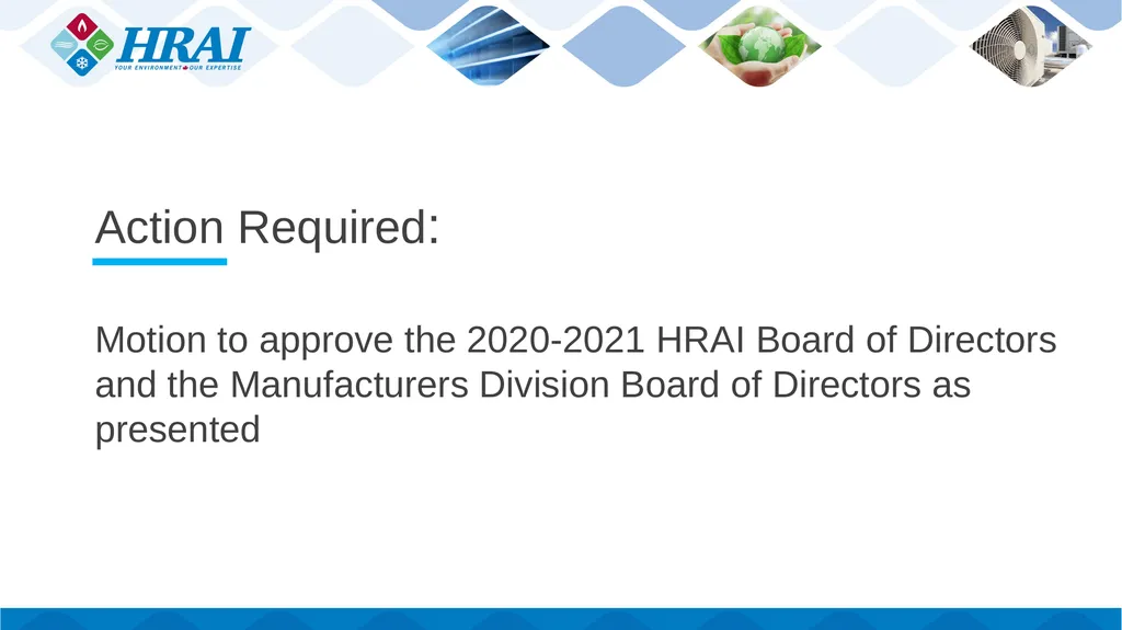 HRAI Manufacturers Annual Meeting October 1, 2020 - slide 31 of 48