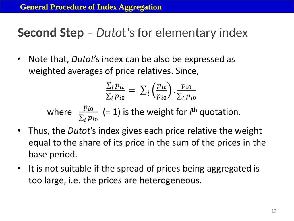 Module 16: Price Index Session V 2 Contents – - slide 13 of 31