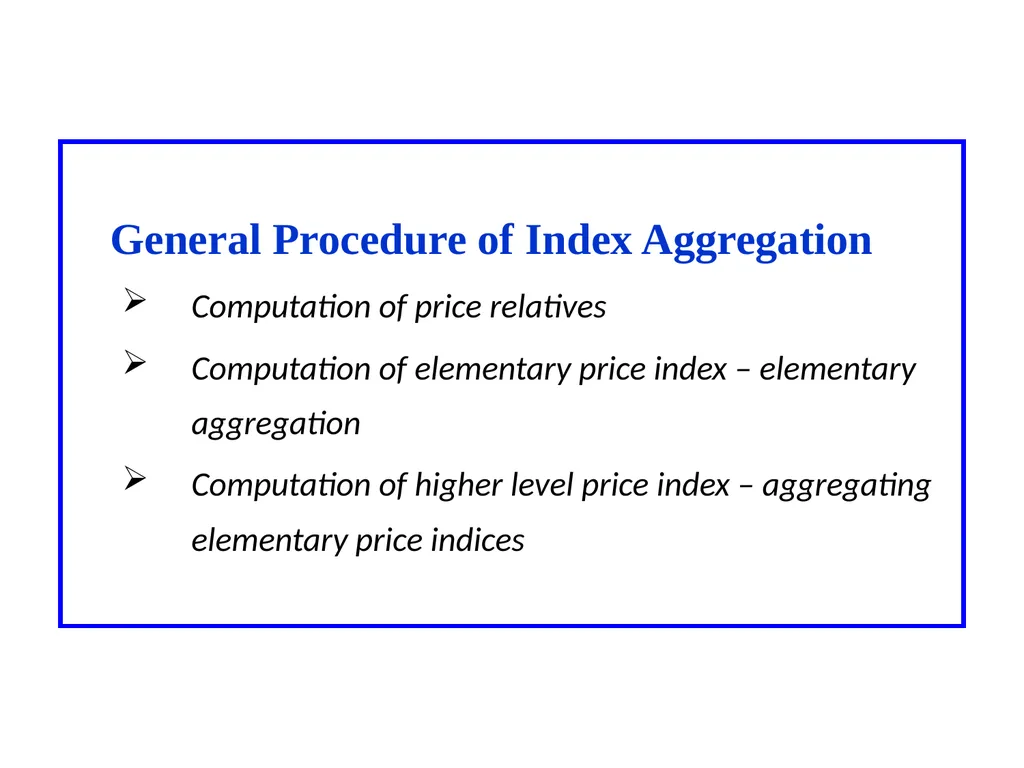 Module 16: Price Index Session V 2 Contents – - slide 3 of 31