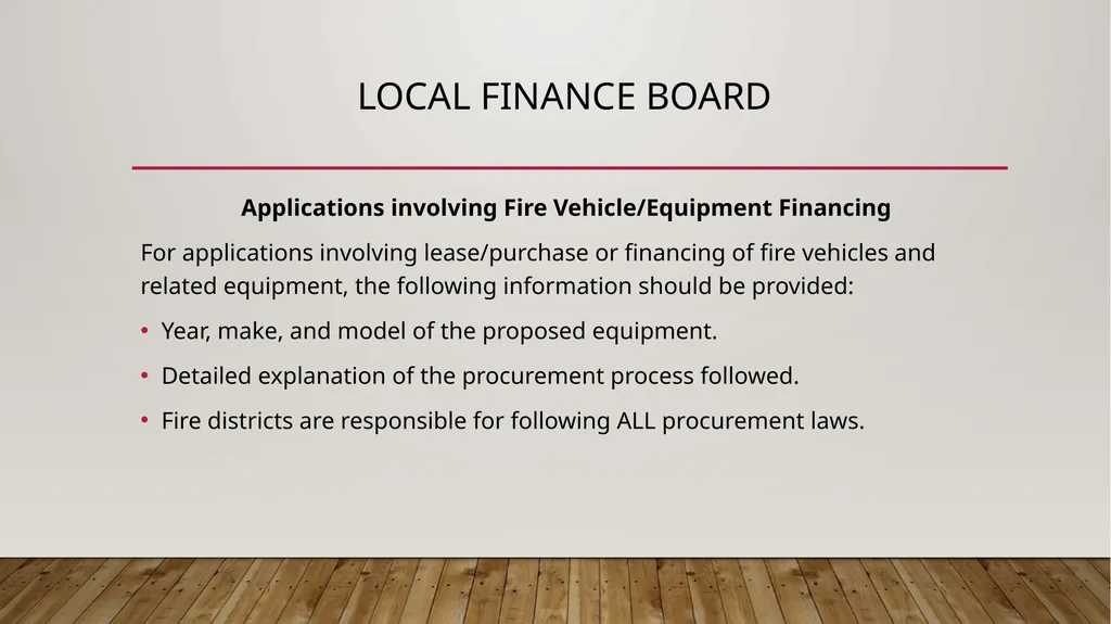 Fire District Training Division of Local - slide 31 of 38