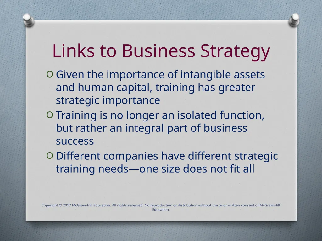 Chapter One Introduction to Training & Development - slide 19 of 38