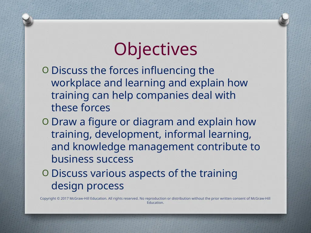 Chapter One Introduction to Training & Development - slide 2 of 38