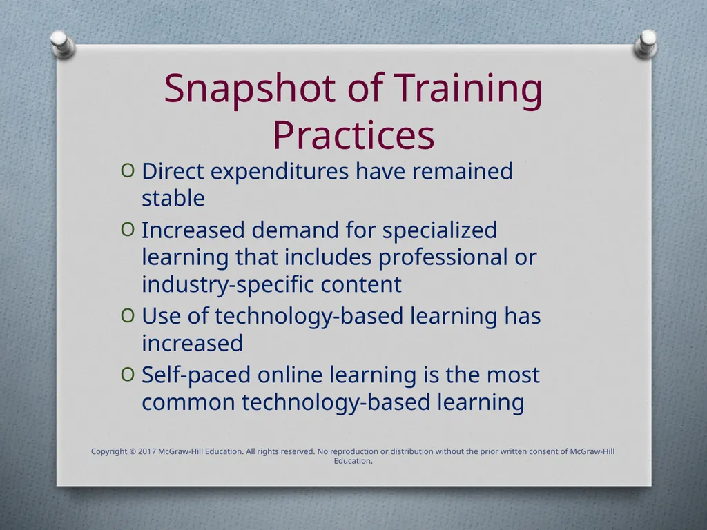 Chapter One Introduction to Training & Development - slide 32 of 38