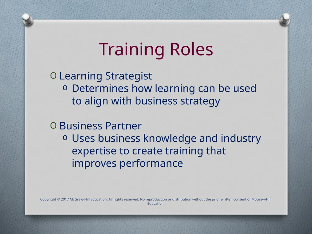 Chapter One Introduction to Training & Development - slide 36 of 38