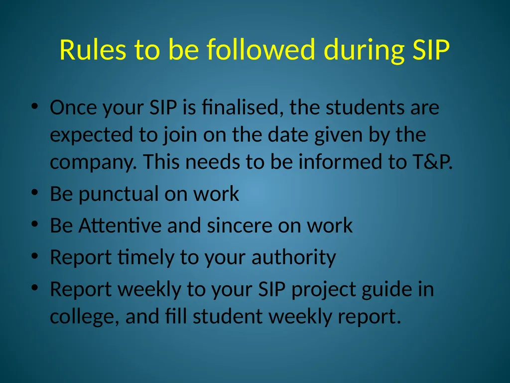 Training & Placement Summer Internship Program - slide 23 of 27