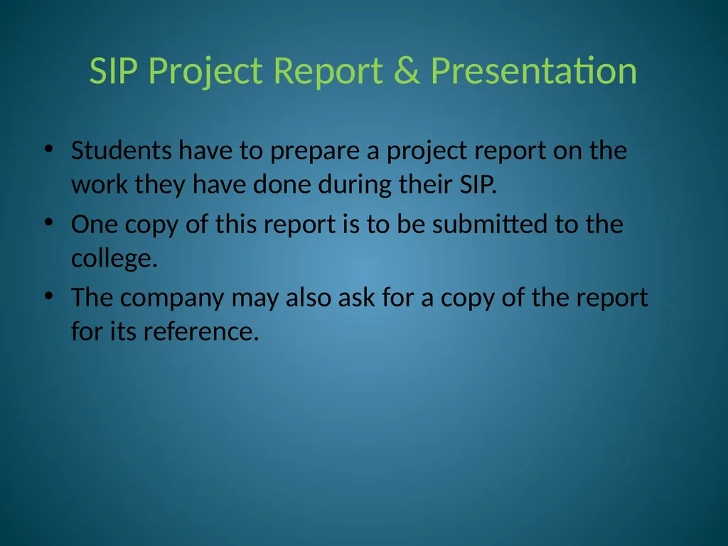 Training & Placement Summer Internship Program - slide 11 of 27