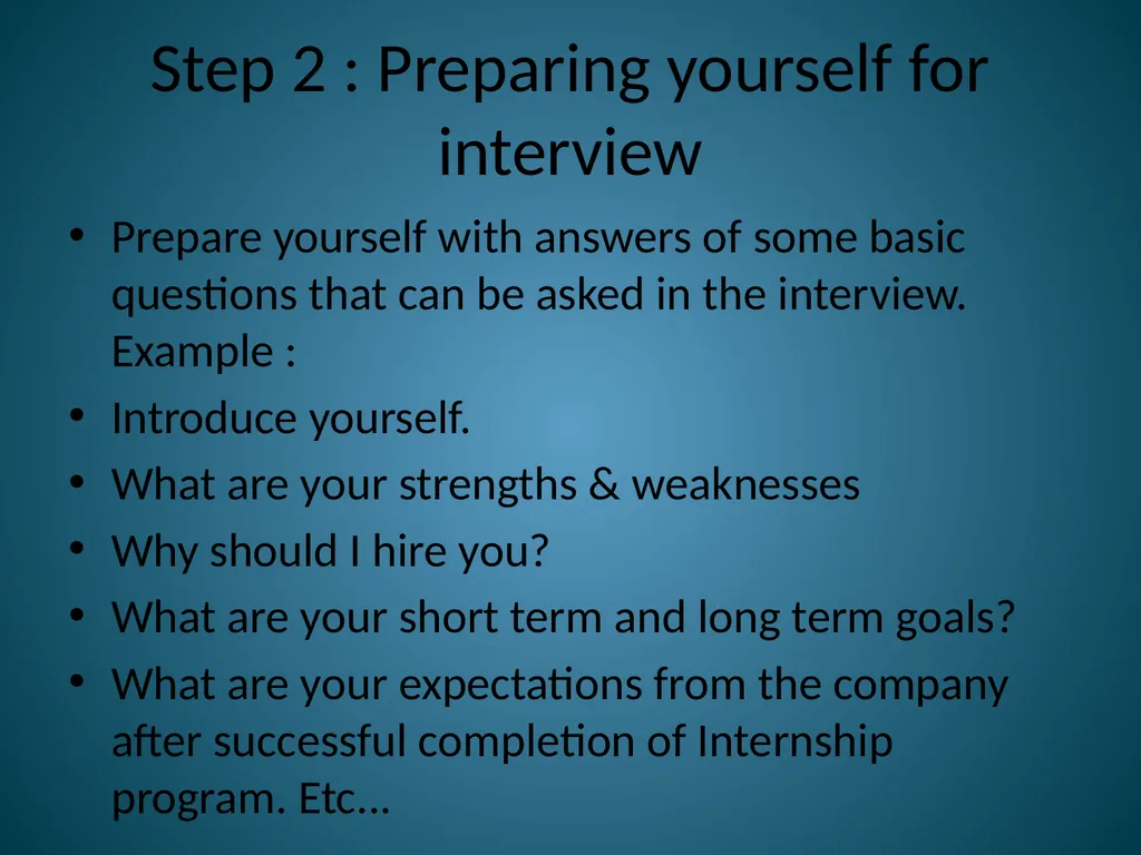 Training & Placement Summer Internship Program - slide 18 of 27