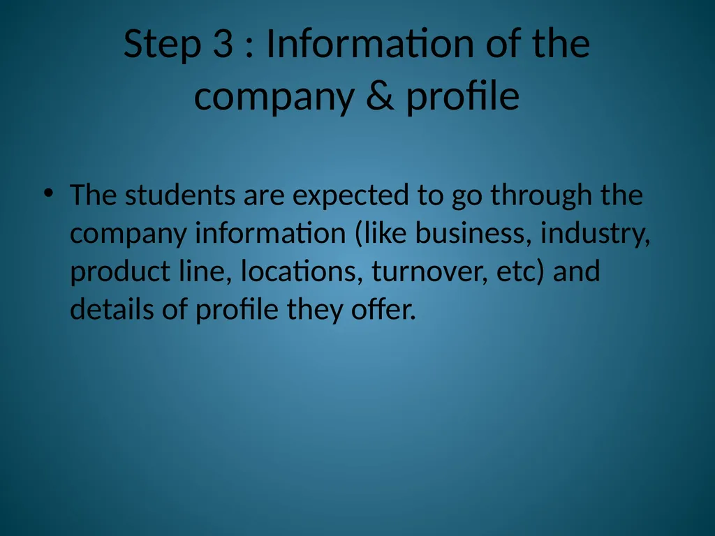 Training & Placement Summer Internship Program - slide 19 of 27