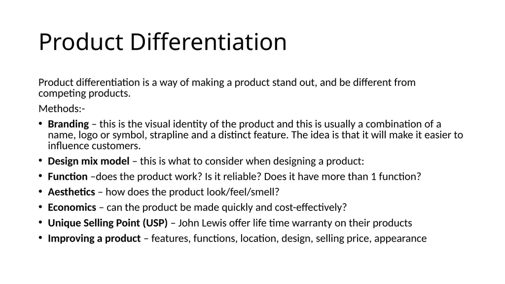 RO64 – Enterprise & Marketing Concepts Revision - slide 17 of 34