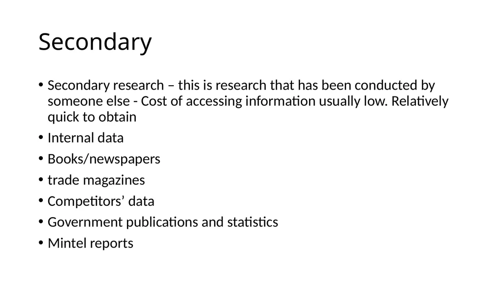 RO64 – Enterprise & Marketing Concepts Revision - slide 9 of 34