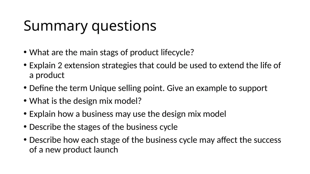 RO64 – Enterprise & Marketing Concepts Revision - slide 19 of 34