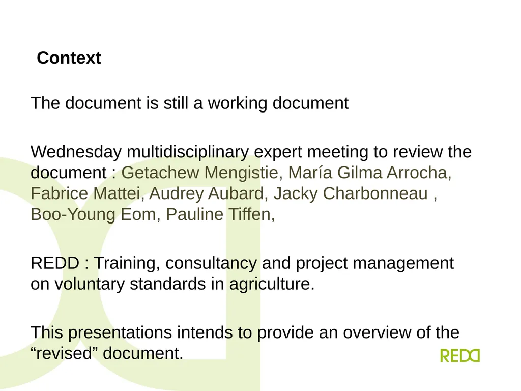 Framework for action Peter Damary, based on work - slide 2 of 23