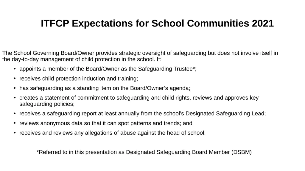 Safeguarding Governance Training Introduction - slide 4 of 41