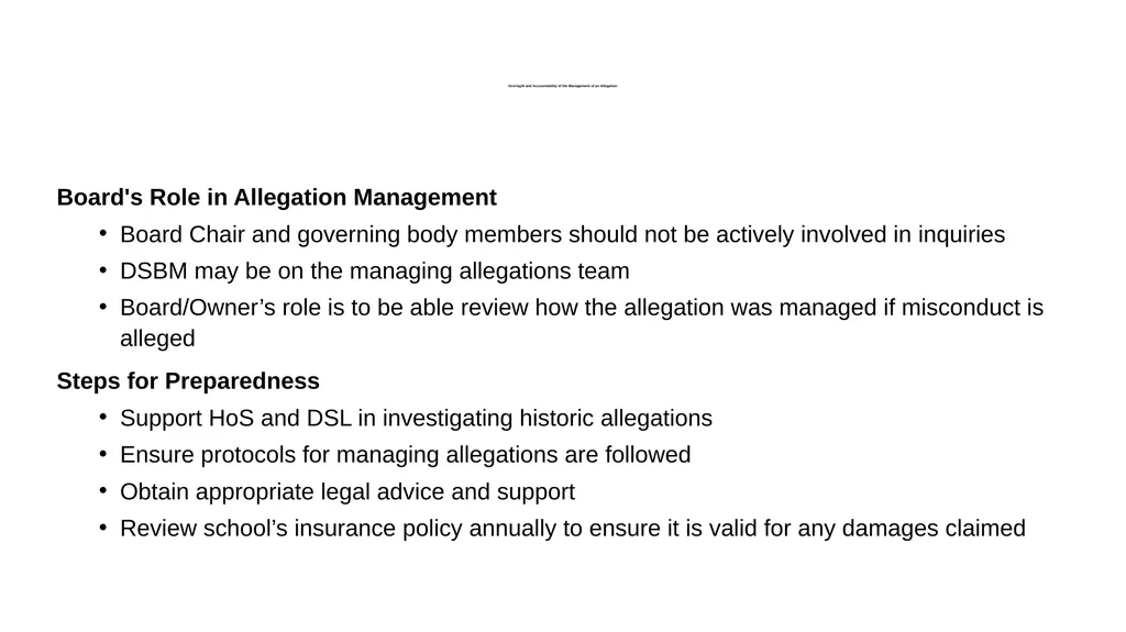 Safeguarding Governance Training Introduction - slide 32 of 41
