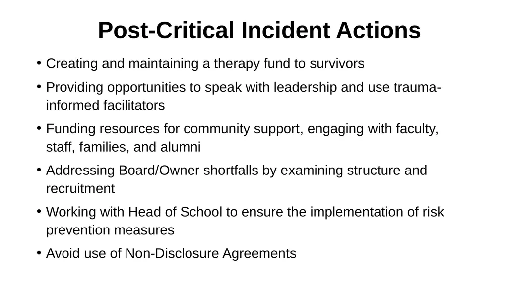 Safeguarding Governance Training Introduction - slide 39 of 41