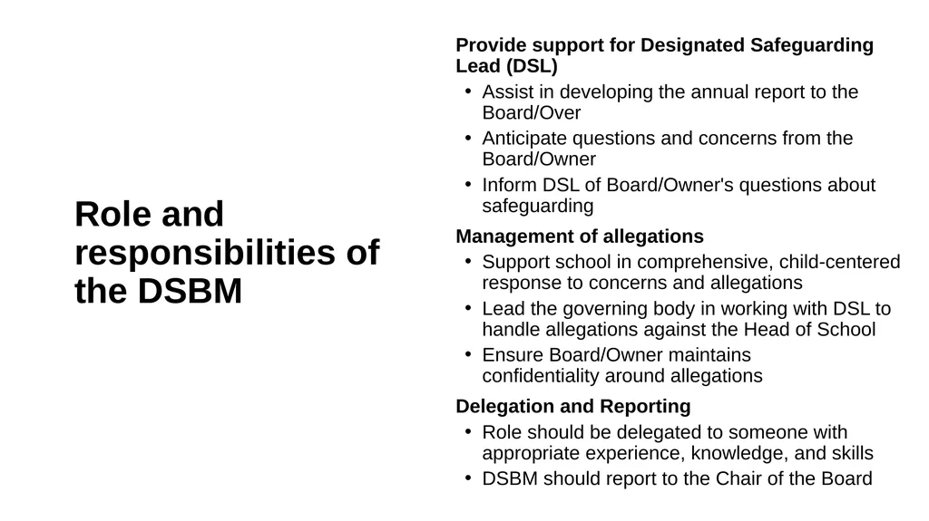 Safeguarding Governance Training Introduction - slide 7 of 41
