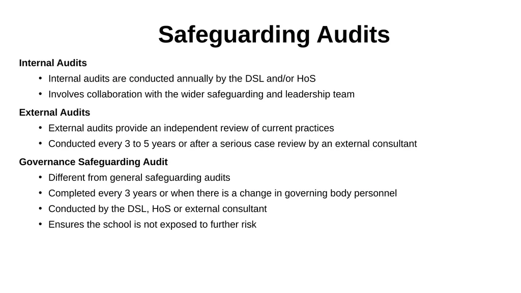 Safeguarding Governance Training Introduction - slide 28 of 41