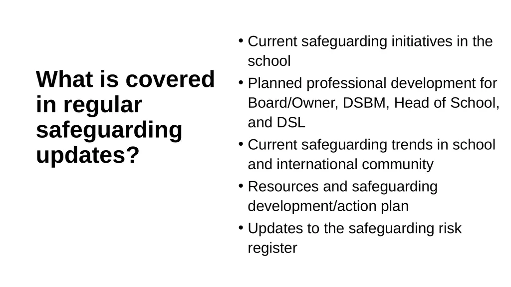 Safeguarding Governance Training Introduction - slide 15 of 41
