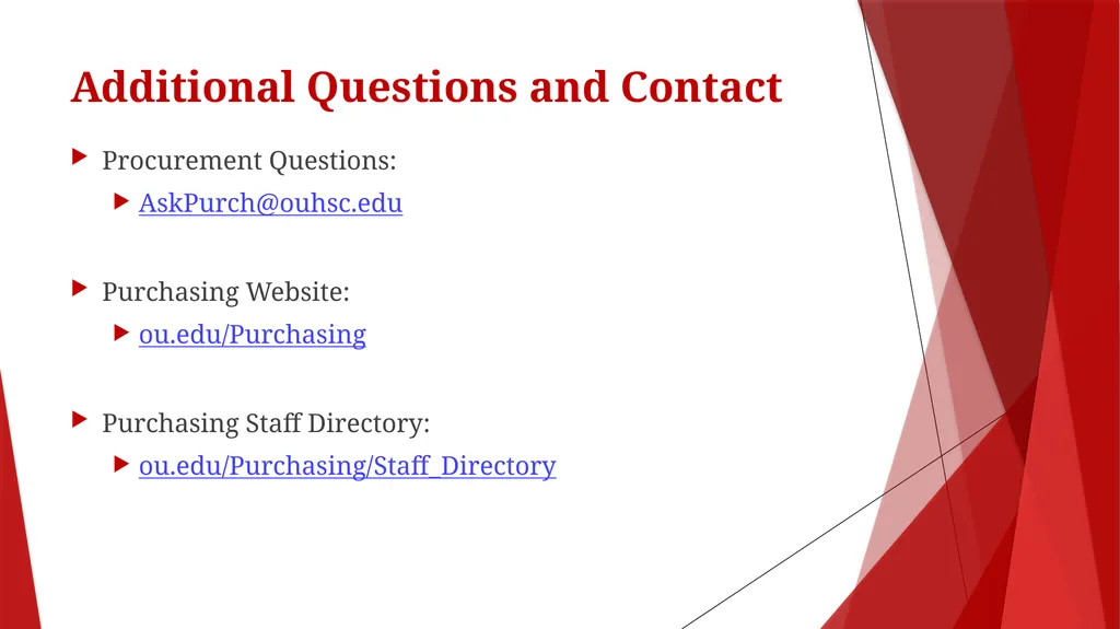 Procurement Workshop and Q&A February 23, 2023 - slide 22 of 22