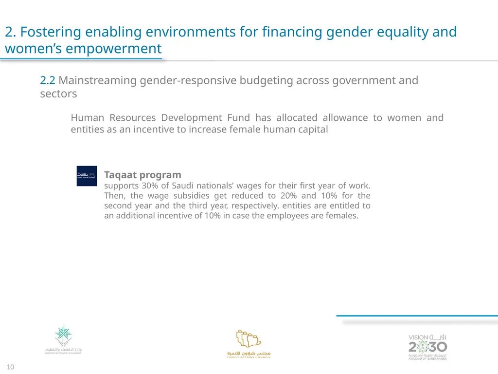 Voluntary Presentation for the Kingdom of Saudi - slide 10 of 24