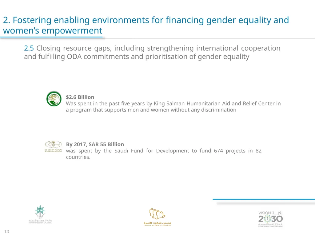 Voluntary Presentation for the Kingdom of Saudi - slide 13 of 24