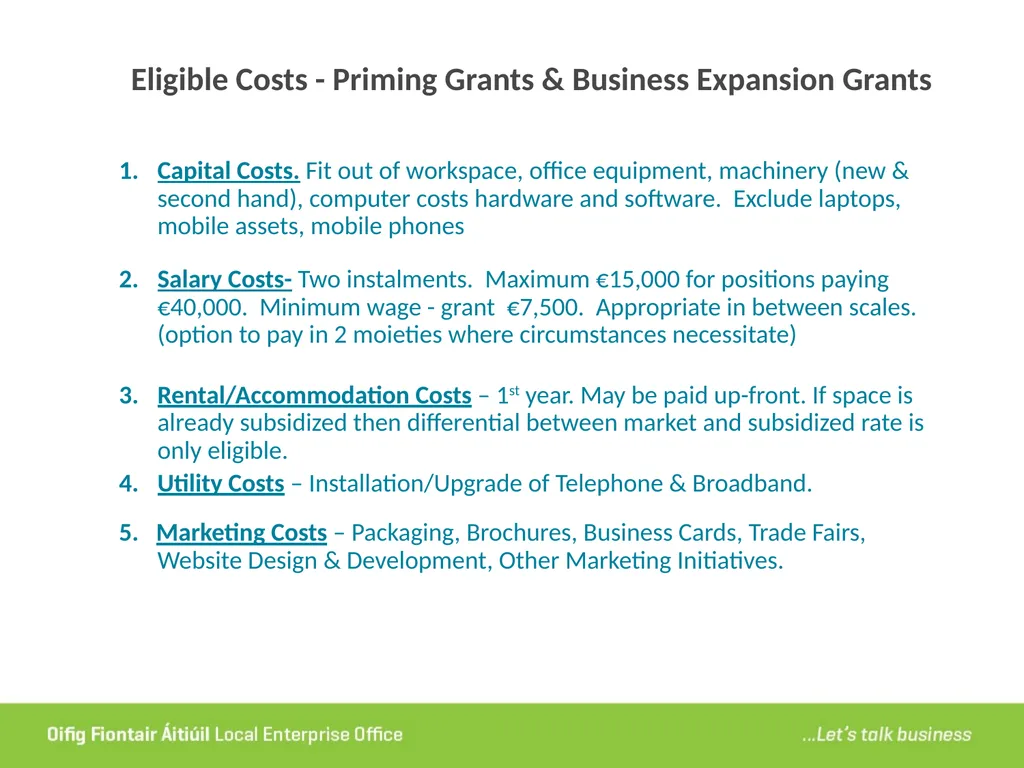 Local Enterprise Office Tipperary Funding Seminar - slide 7 of 24