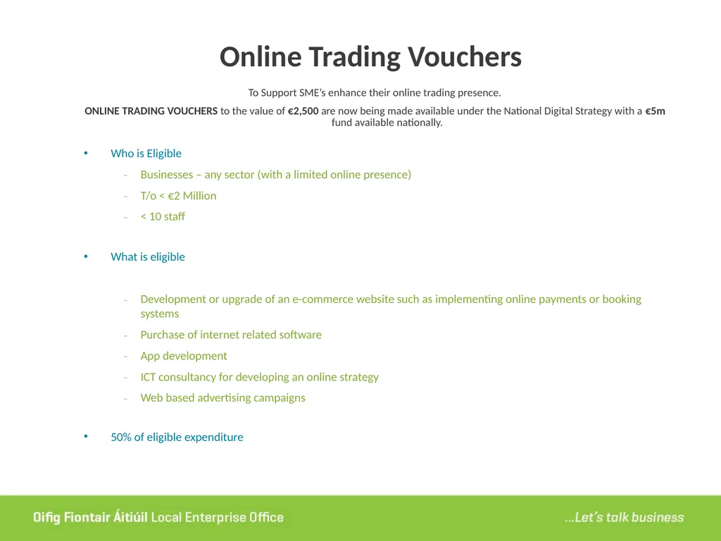 Local Enterprise Office Tipperary Funding Seminar - slide 22 of 24