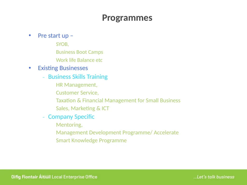 Local Enterprise Office Tipperary Funding Seminar - slide 16 of 24