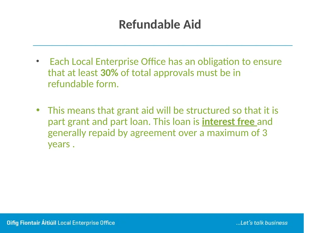 Local Enterprise Office Tipperary Funding Seminar - slide 10 of 24