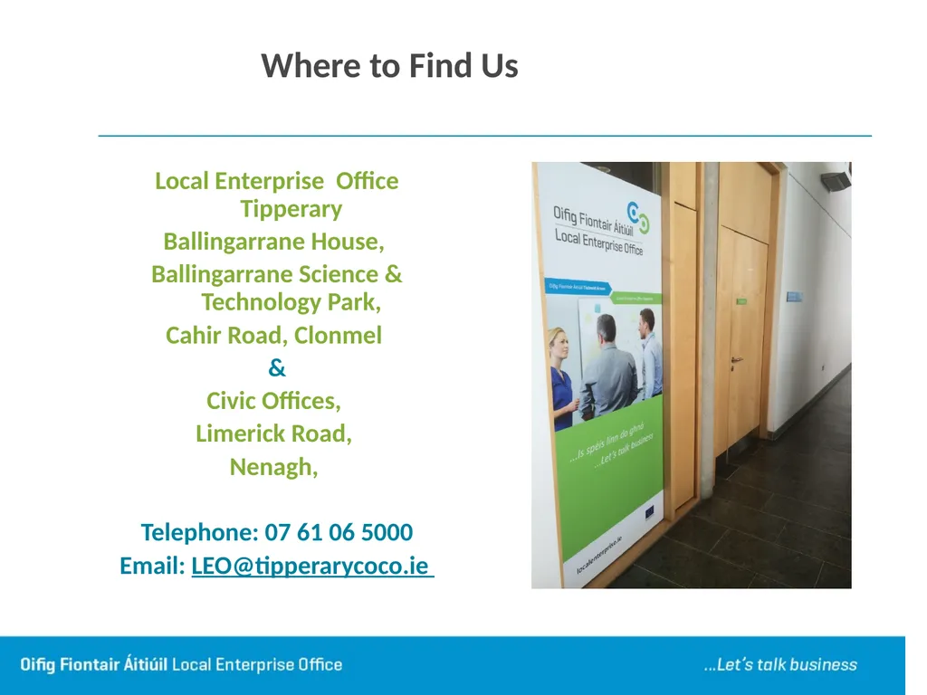 Local Enterprise Office Tipperary Funding Seminar - slide 24 of 24