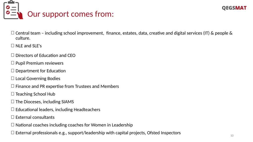 Welcome to www.qegsmat.com A warm welcome to - slide 10 of 13