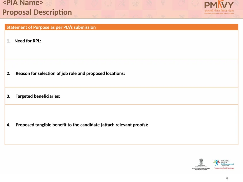 For Private Circulation only 1 Screening Committee - slide 5 of 15