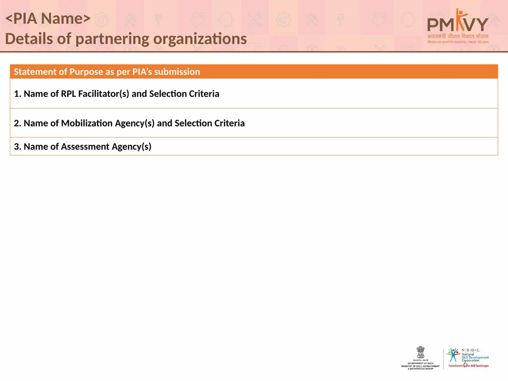 For Private Circulation only 1 Screening Committee - slide 6 of 15