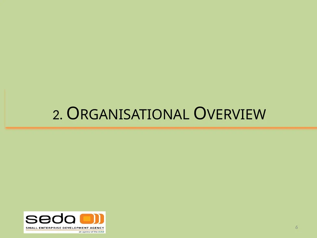 SEDA ANNUAL REPORT 2019-20 PRESENTATION TO THE - slide 6 of 43