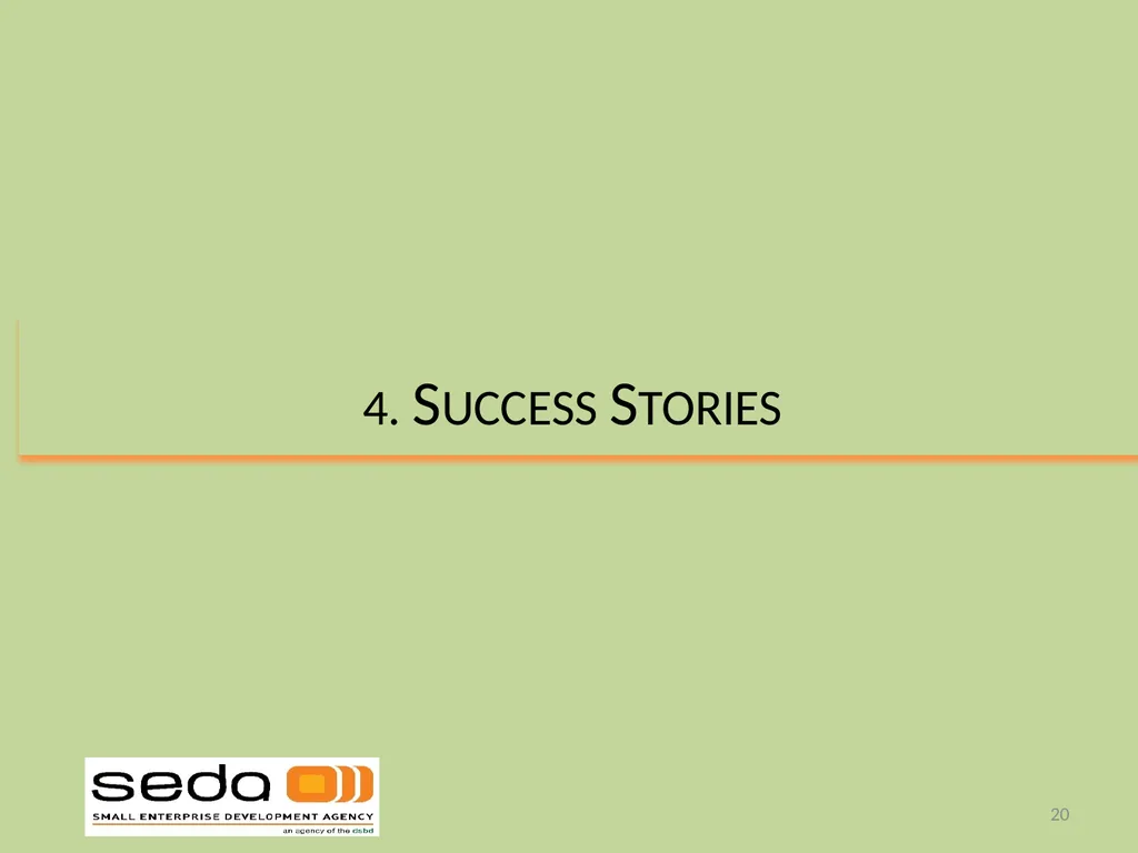 SEDA ANNUAL REPORT 2019-20 PRESENTATION TO THE - slide 20 of 43