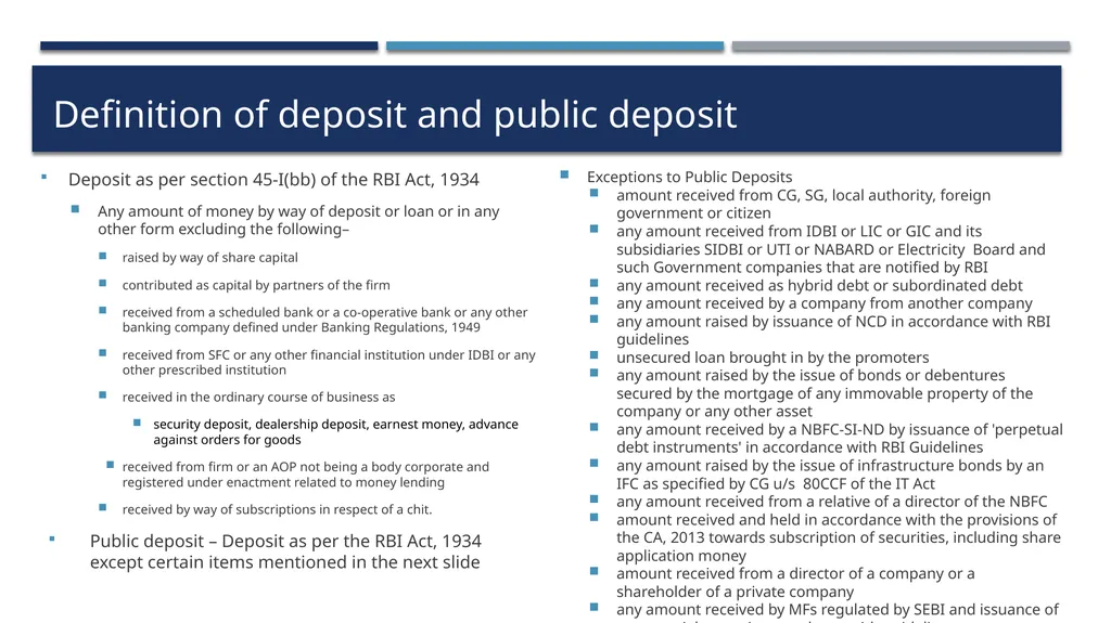 Practical aspects of RBI Compliances for Base - slide 39 of 57