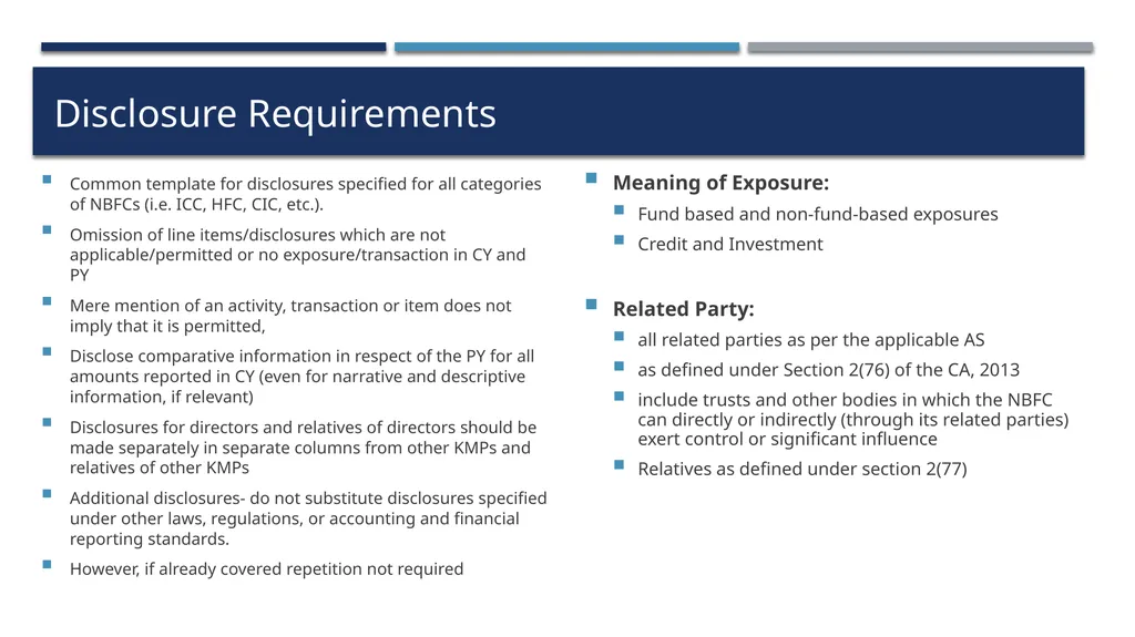 Practical aspects of RBI Compliances for Base - slide 21 of 57