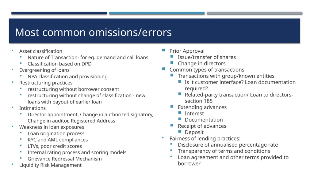 Practical aspects of RBI Compliances for Base - slide 37 of 57