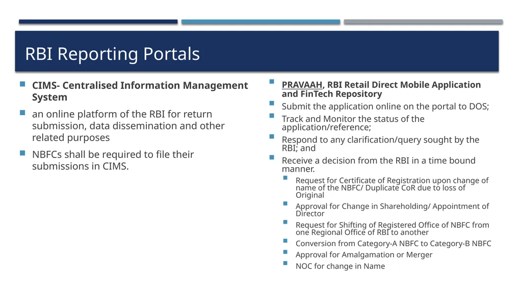 Practical aspects of RBI Compliances for Base - slide 30 of 57