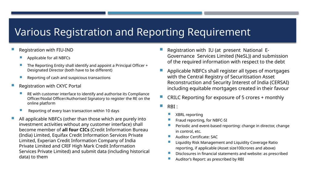 Practical aspects of RBI Compliances for Base - slide 29 of 57
