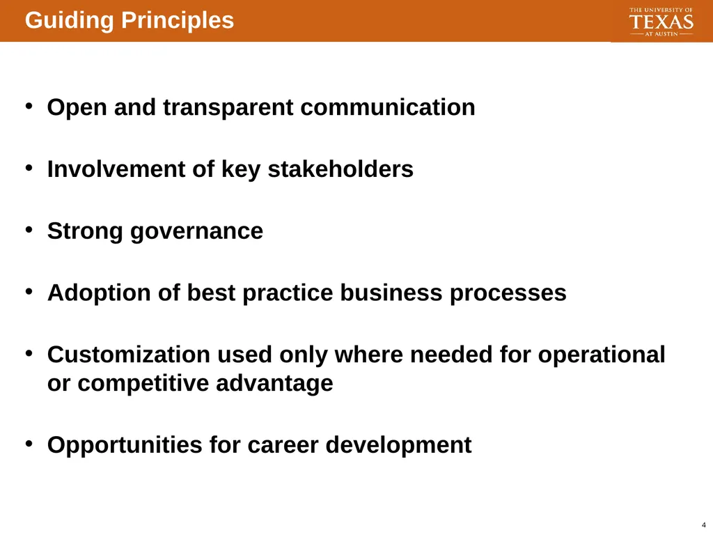 Transforming UT Modernization and Business - slide 4 of 30