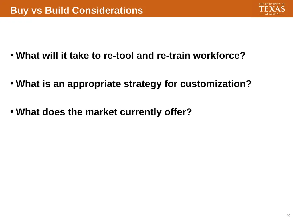 Transforming UT Modernization and Business - slide 10 of 30