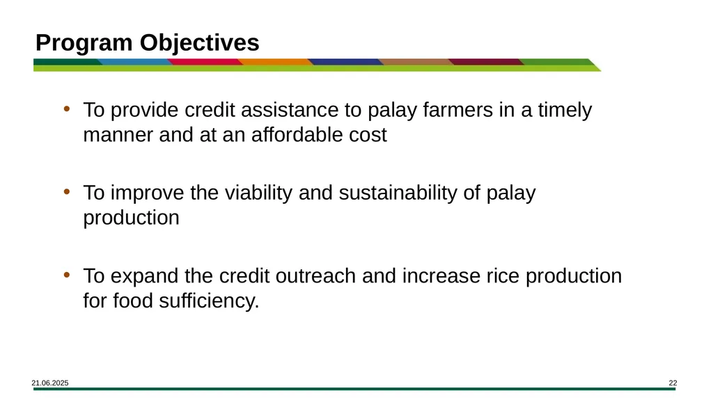 MODULE 15 Access to Financing Learning Objectives - slide 22 of 32