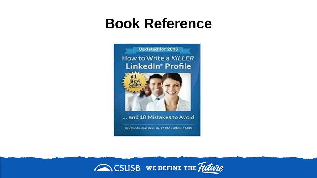 NETWORKING & DEVELOPING YOUR LinkedIn PROFILE - slide 33 of 34