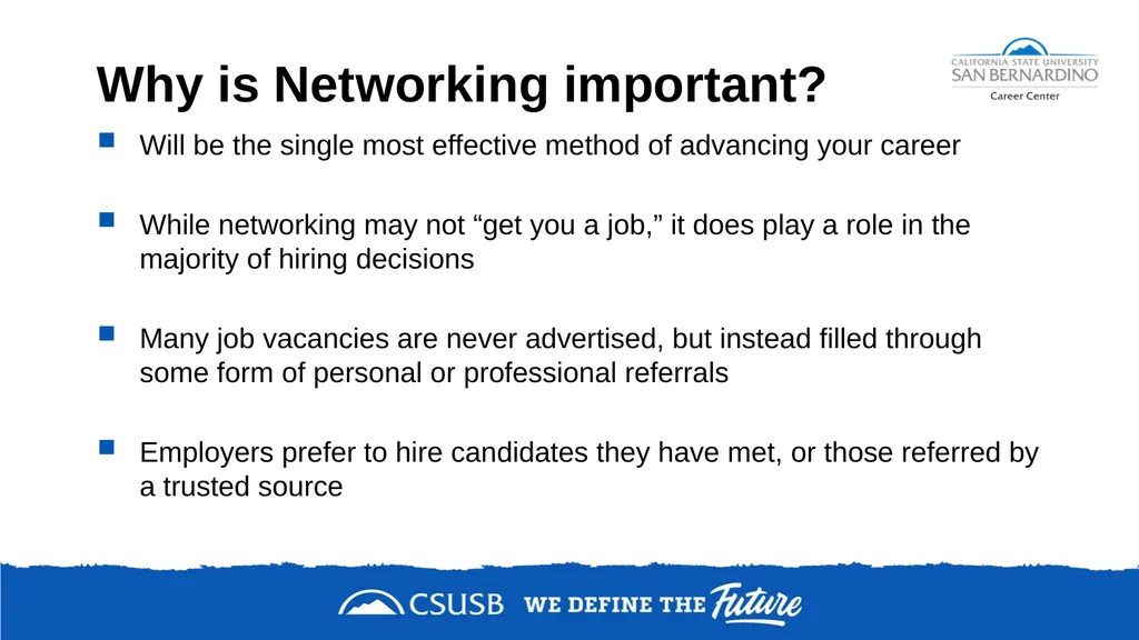 NETWORKING & DEVELOPING YOUR LinkedIn PROFILE - slide 5 of 34