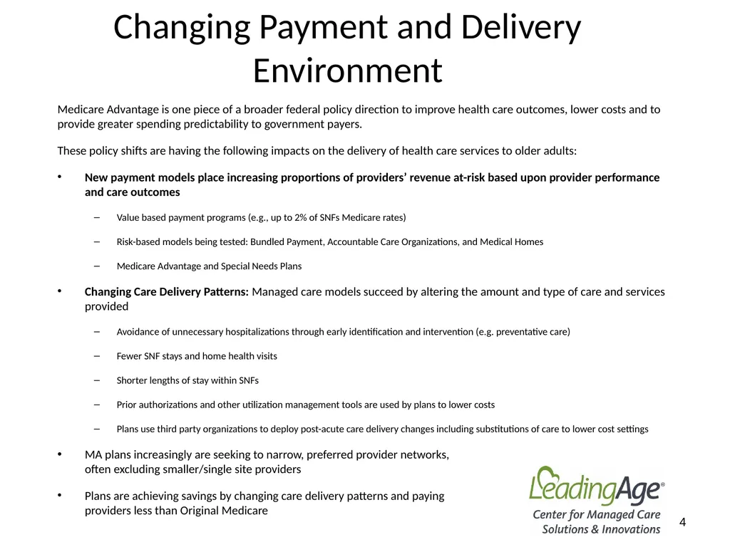 Medicare Advantage 101 July 2022 Overview In 2012, - slide 4 of 61